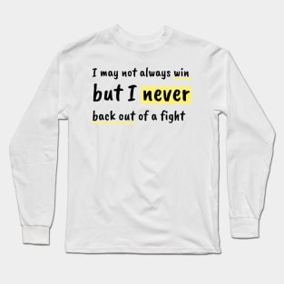 Cobra Kai quote 2 Long Sleeve T-Shirt